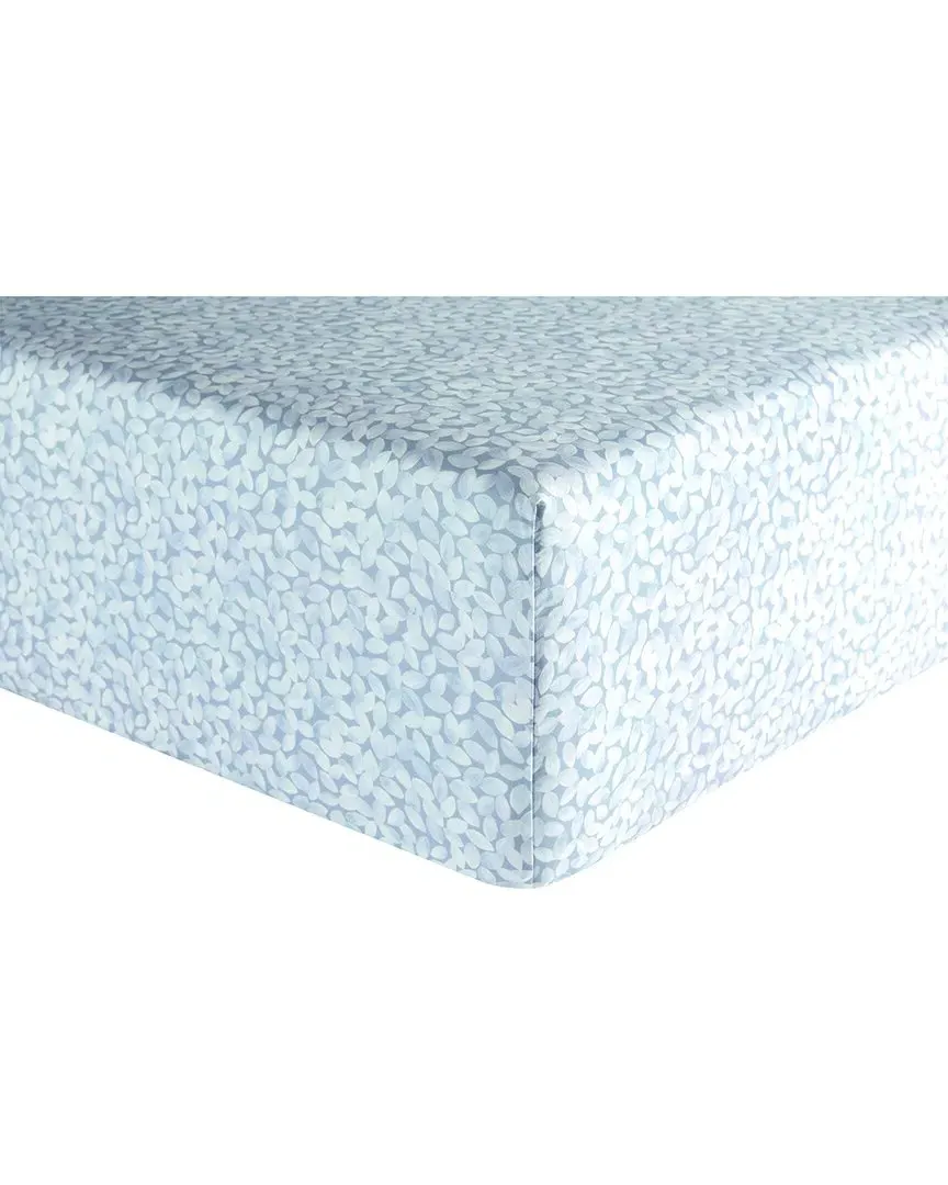 Ruban Fitted Sheet - Blue, Organic Cotton