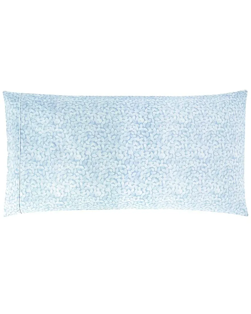 Ruban Pillowcase Pair - Blue, Organic Cotton