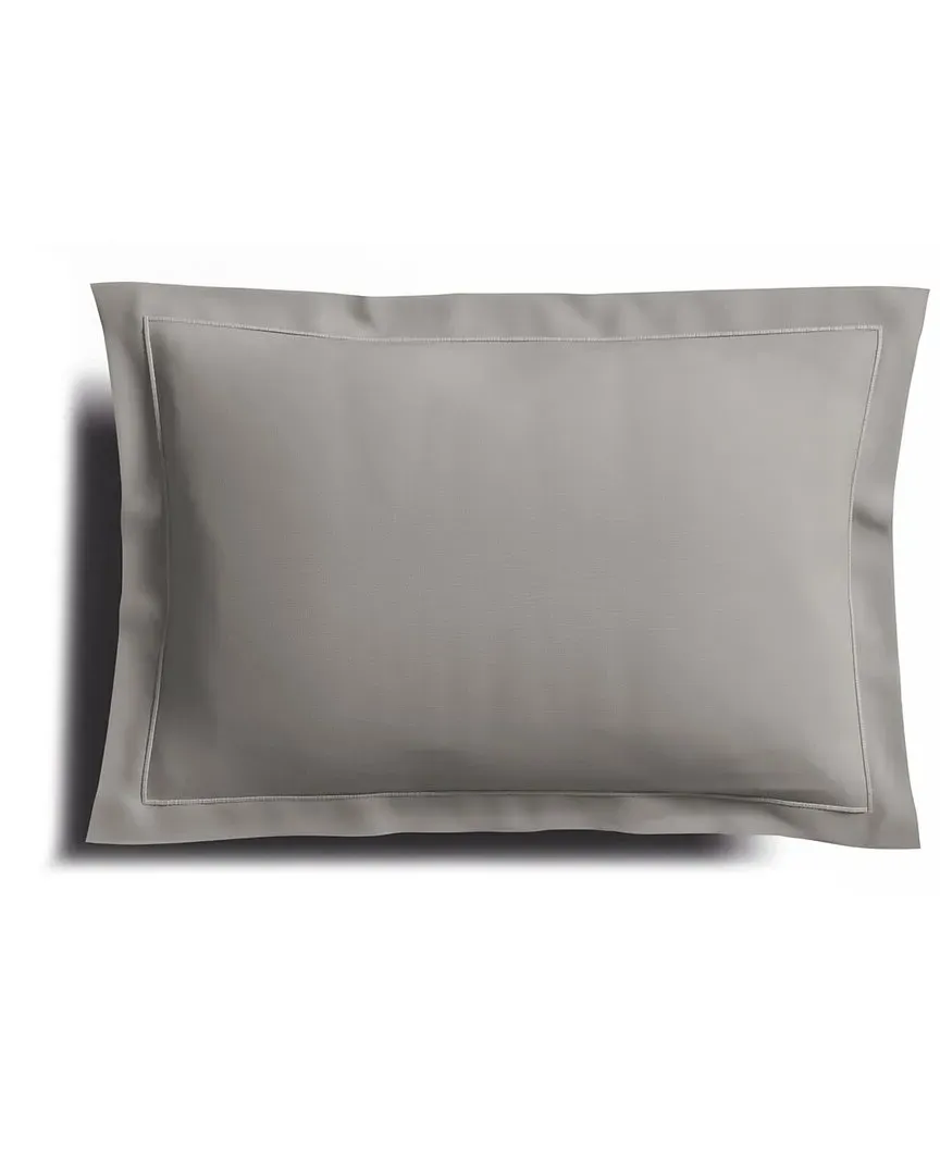 Vexin Boudoir Pillow Sham - Dark Grey, Cotton