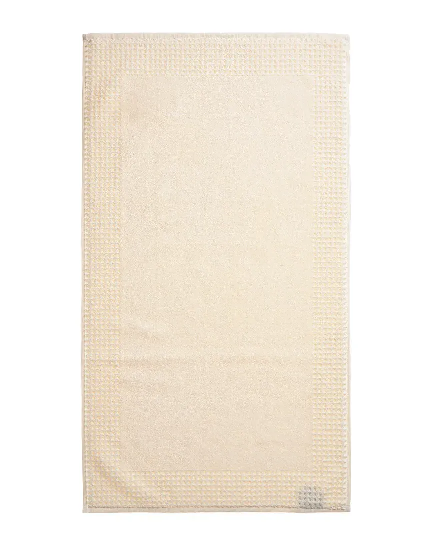 Turkish Waffle Terry Bath Mat - Cream, Cotton image