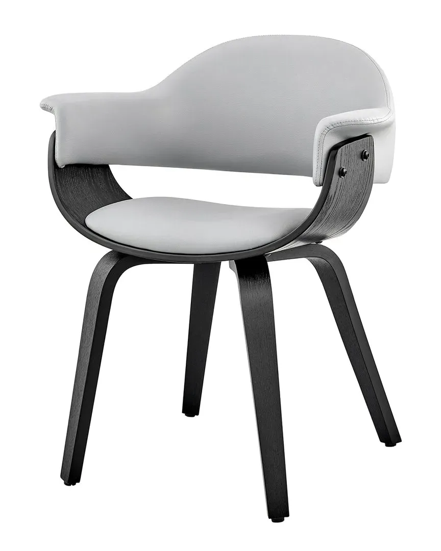 Adalyn Dining Chair - Gray, Faux Leather