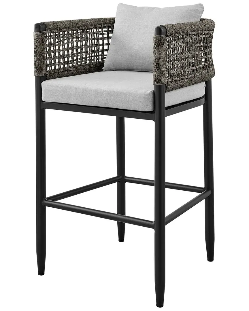 Alegria Counter Height Bar Stool - Black, Aluminum image