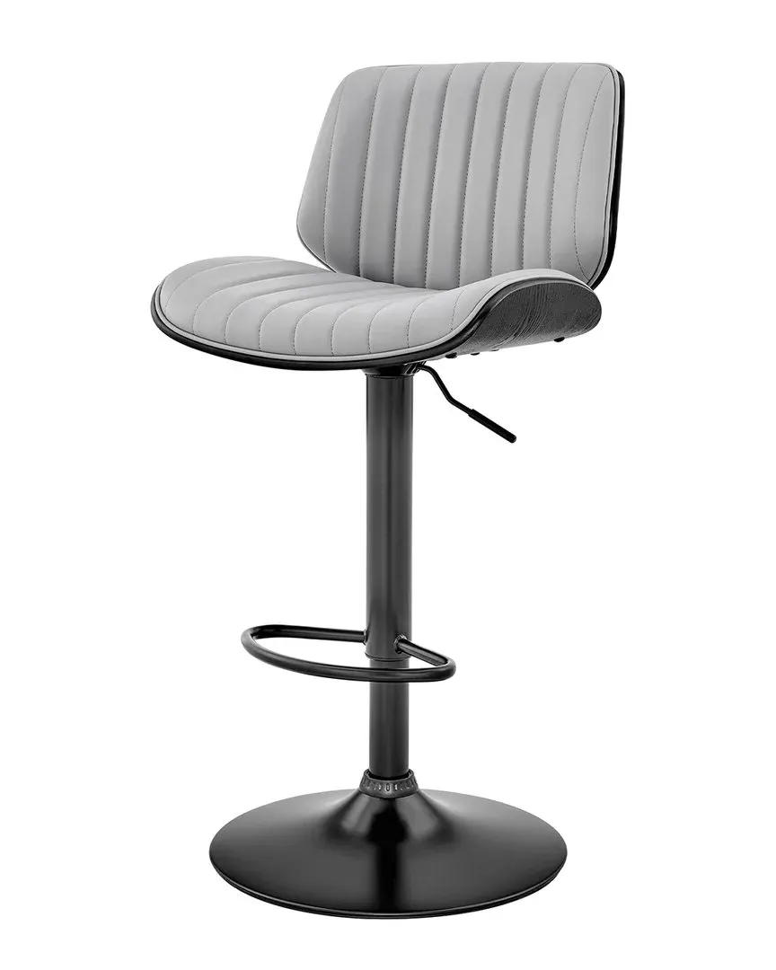 Brock Adjustable Bar Stool - Gray, Walnut