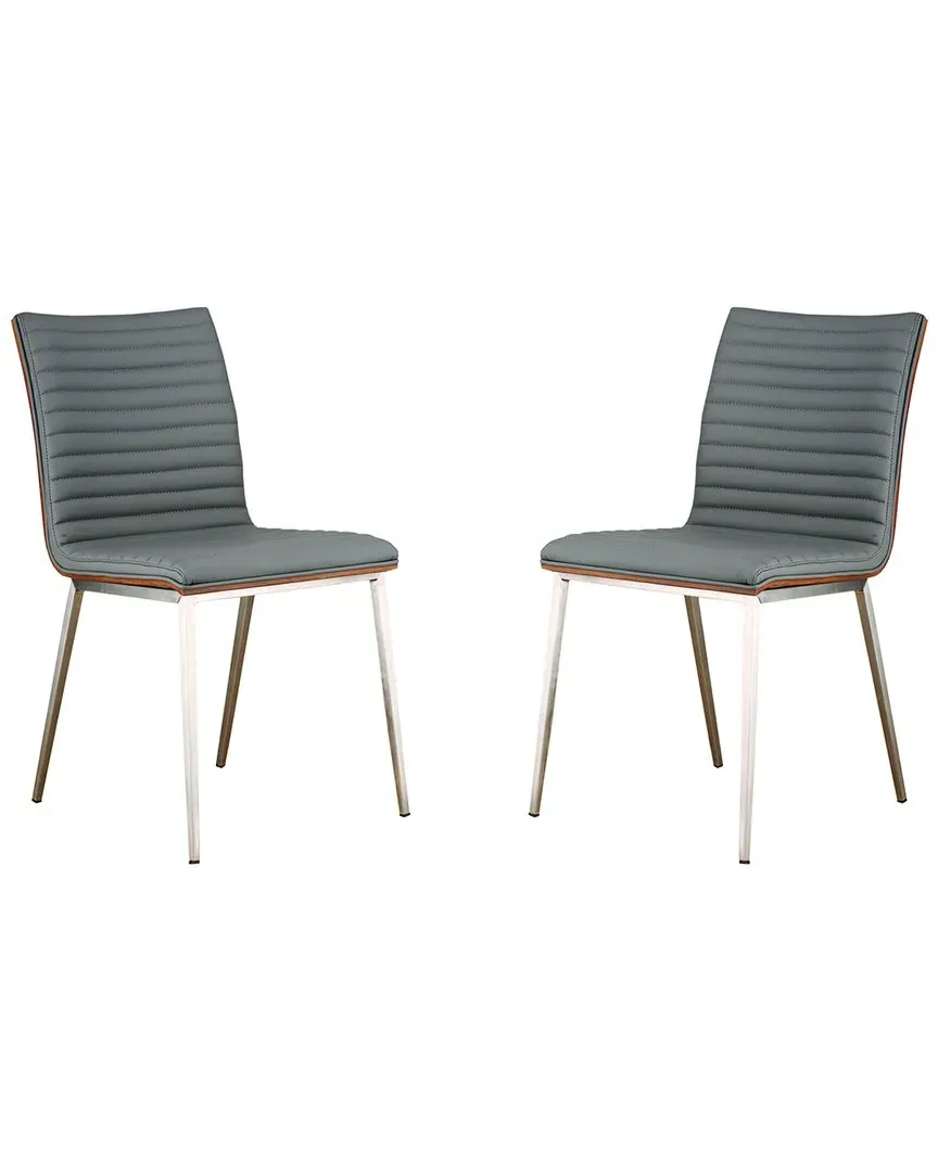 Cafe Dining Chair - Grey, Stainless Steel
