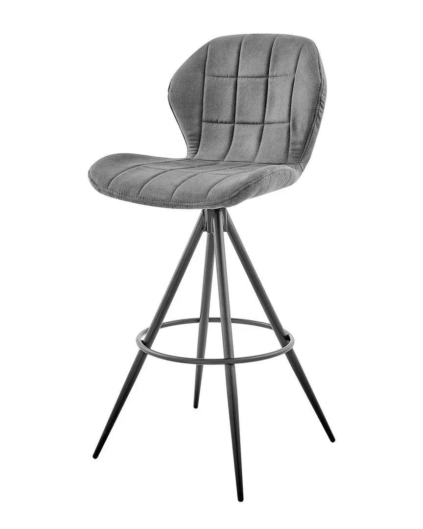 Catalina 30in Bar Height Bar Stool - Charcoal, Metal image
