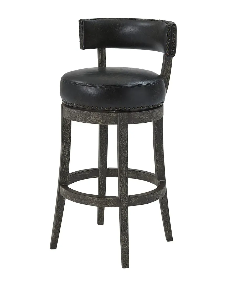 Corbin 26" Counter Height Bar Stool - Brown, Faux Leather