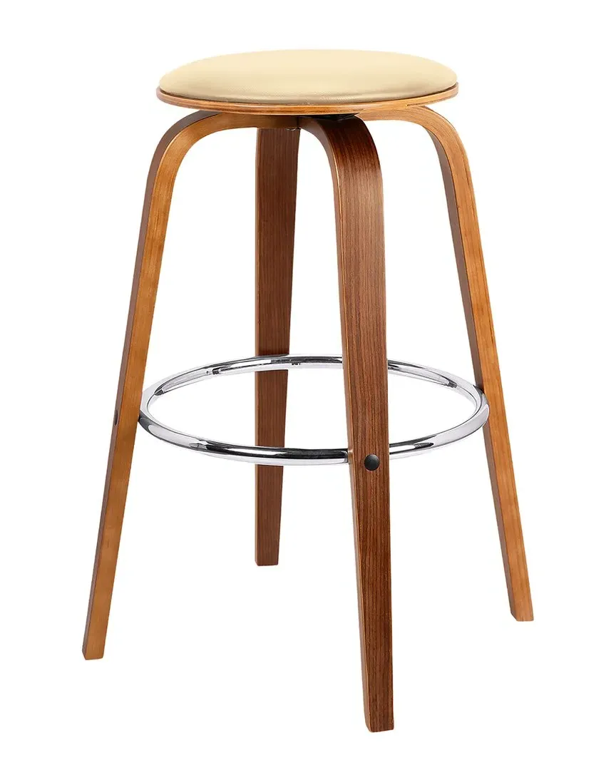 Harbor 26in Swivel Counter Stool - Cream, Faux Leather image