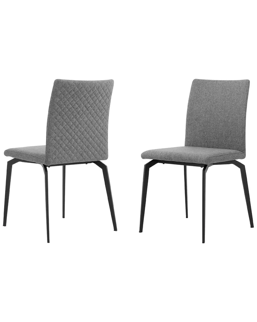 Lyon Set of 2 Dining Chairs - Gray