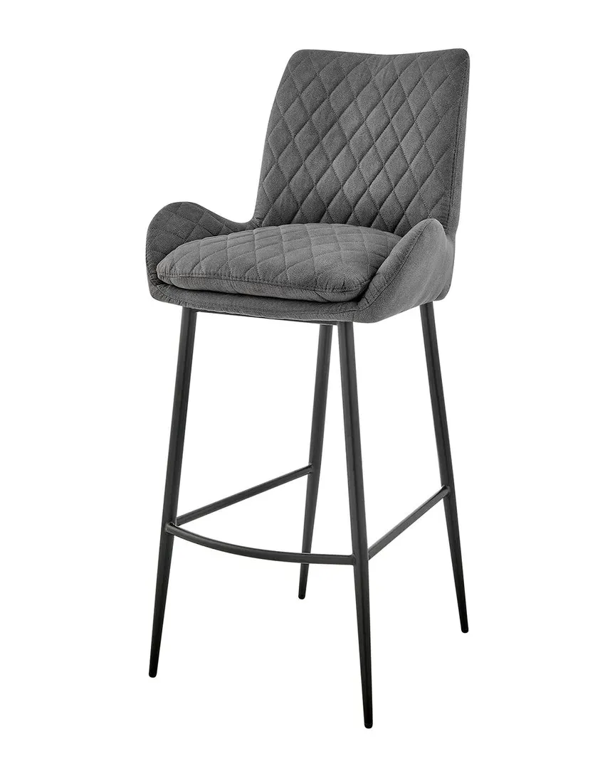 Panama 26In Counter Height Bar Stool - Charcoal, Fabric