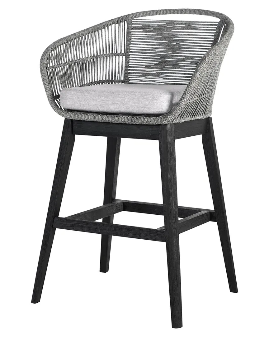 Tutti Frutti Bar Height Bar Stool - Grey, Eucalyptus