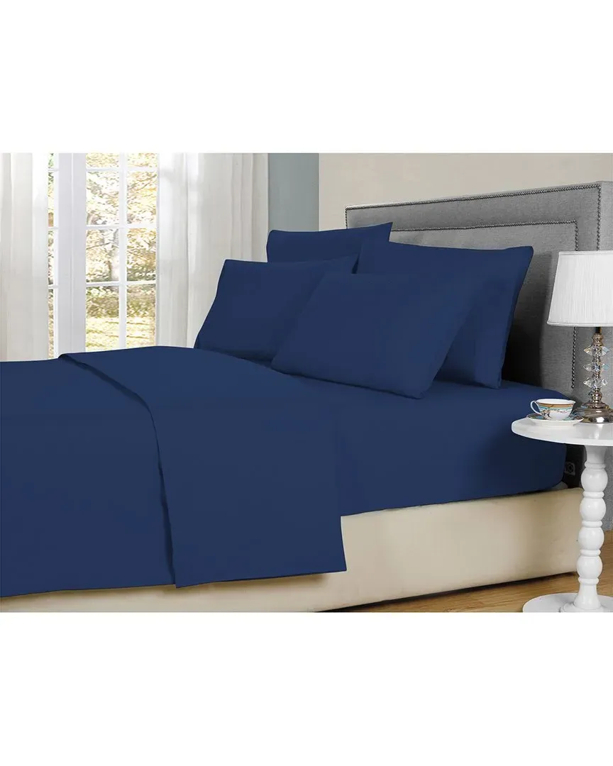 6-Piece Sheet Set - Navy, Bamboo Microfiber