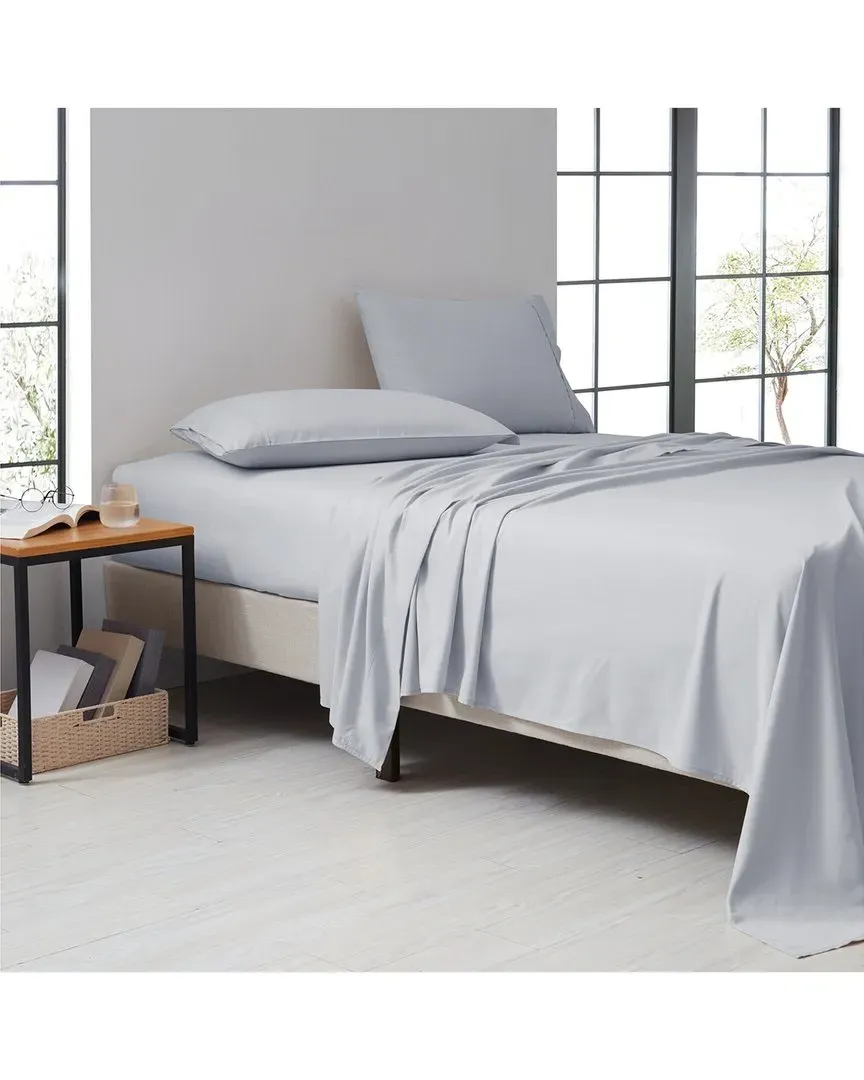 Solid Sheet Set - Silver, Bamboo Microfiber