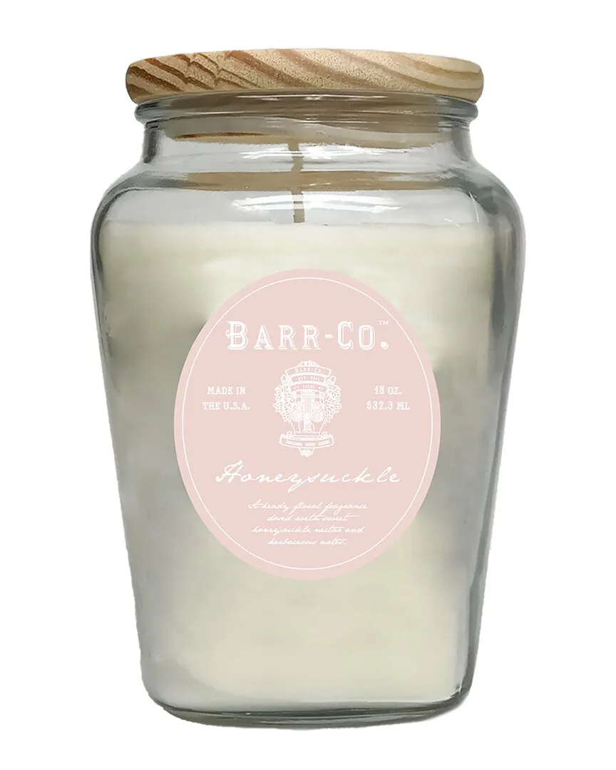 Honeysuckle Vase Candle - Clear, Glass image
