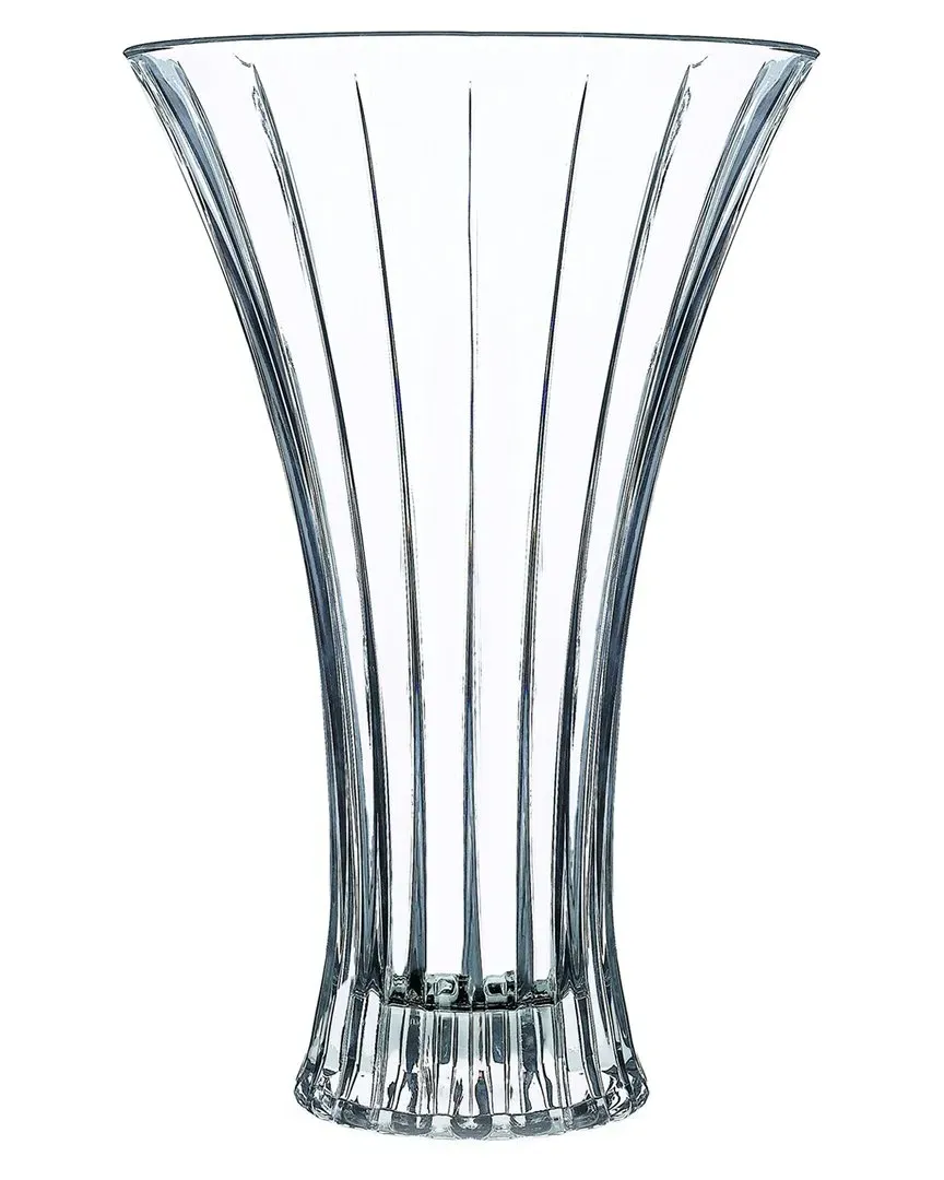 Round Opening Glass Vase - Clear image