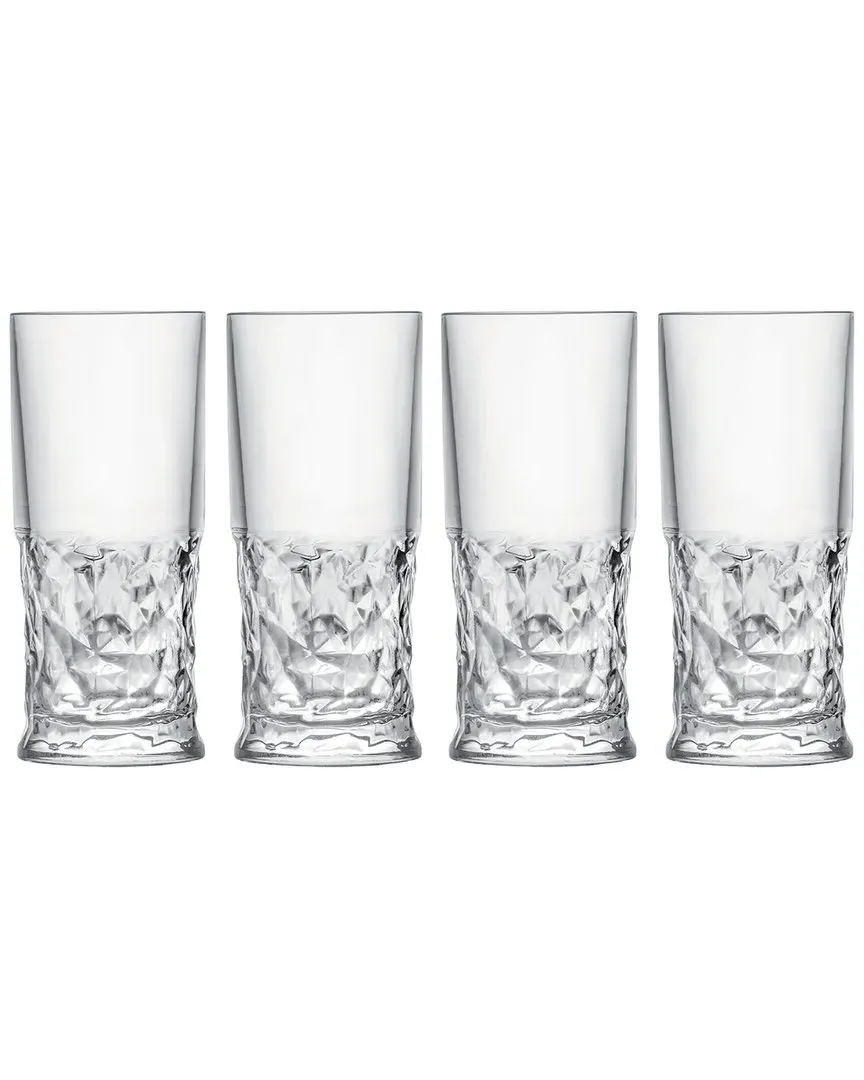 Set of 4 Highball Glasses - Clear image