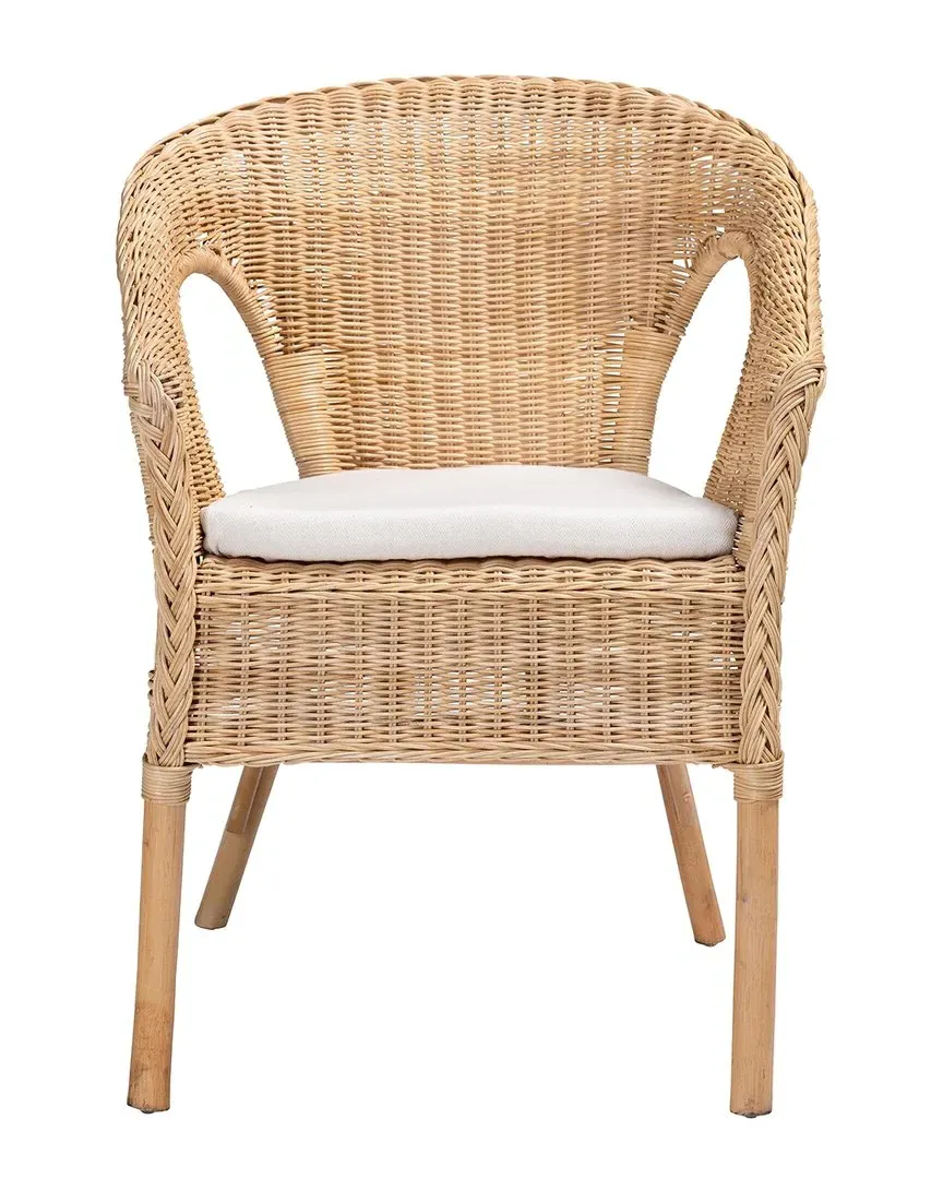 Abbey Dining Chair - Natural Brown, Rattan