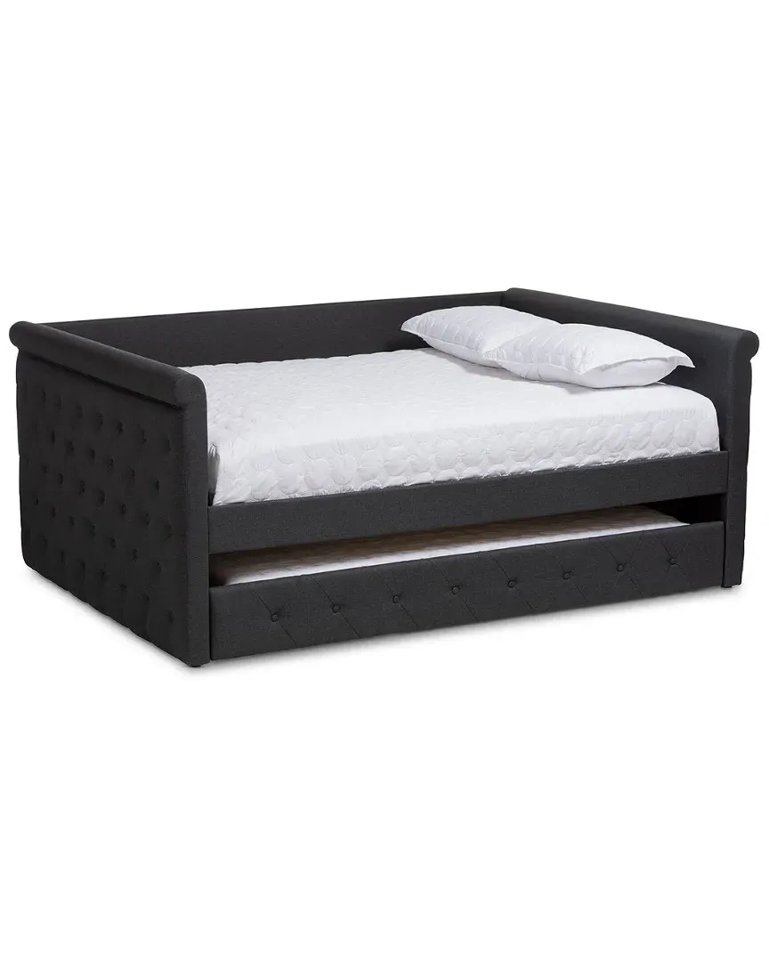 Alena Full Daybed with Trundle - Dark Grey image