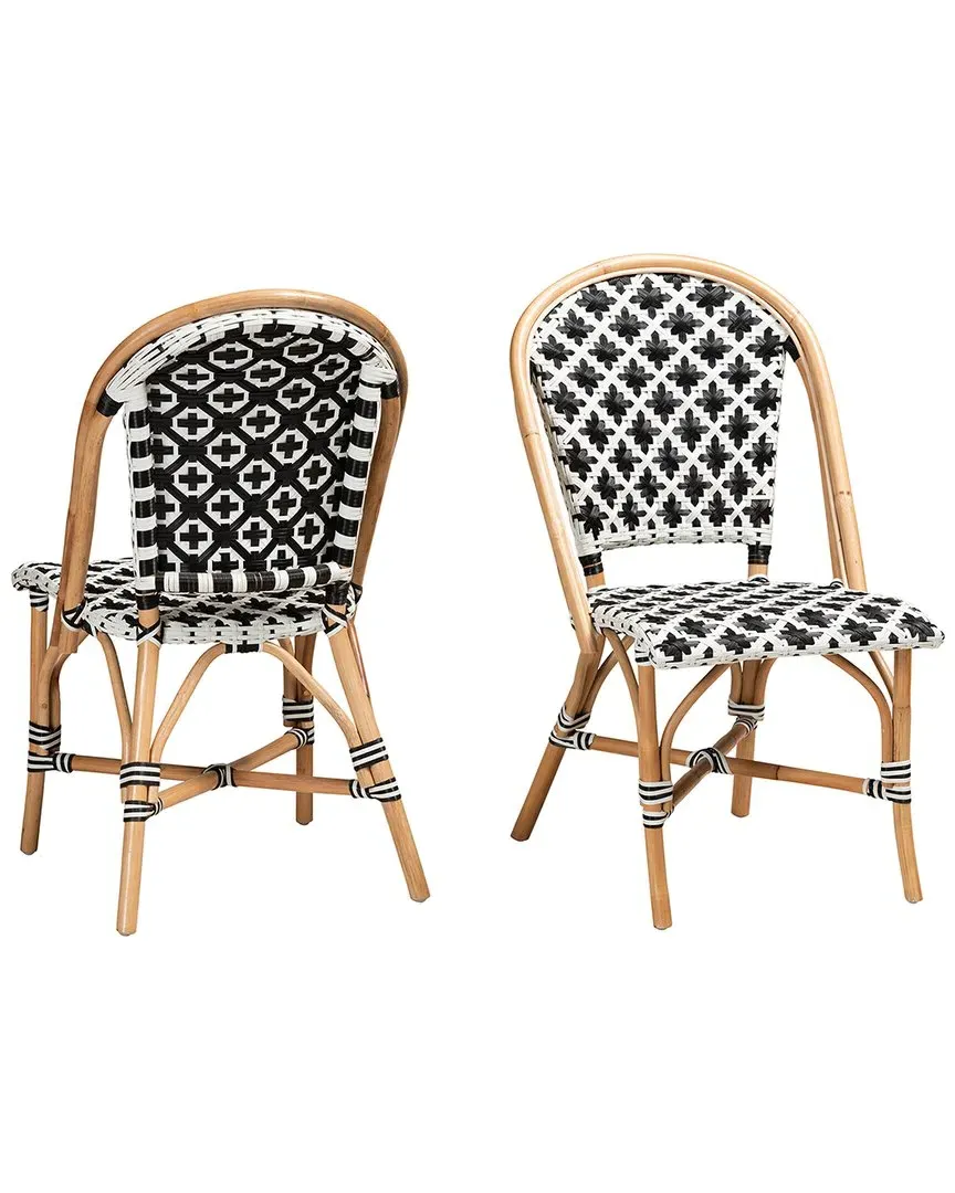 Ambre French Rattan Bistro Chair - Natural Brown image