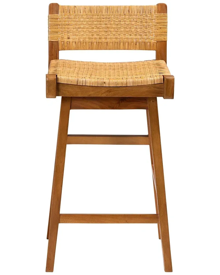 Asgart Bohemian Bar Stool - Light Honey, Seagrass image