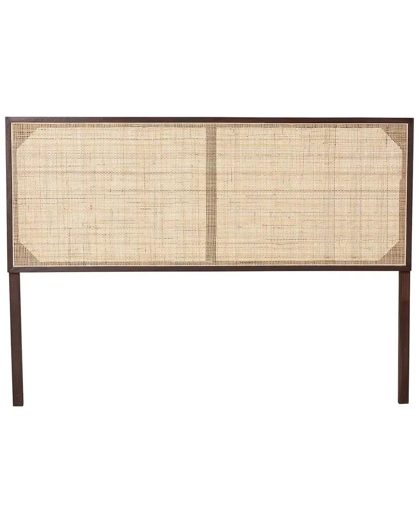 Aurelia Queen Size Headboard - Dark Brown, Bayur Wood image