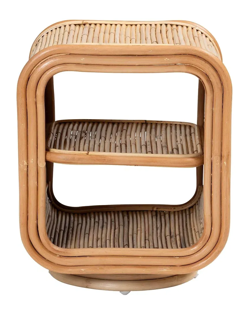Bethari Nightstand - Natural, Rattan