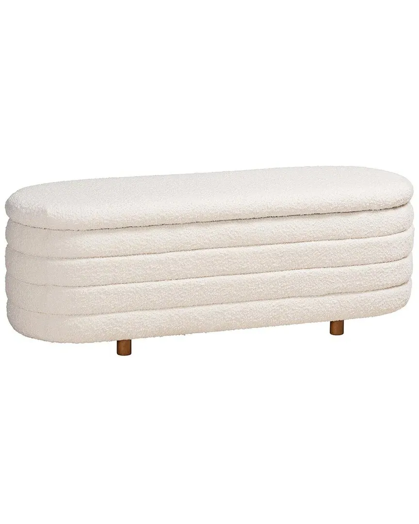 Betiana Storage Bench with Lift-Top - Cream, Boucle