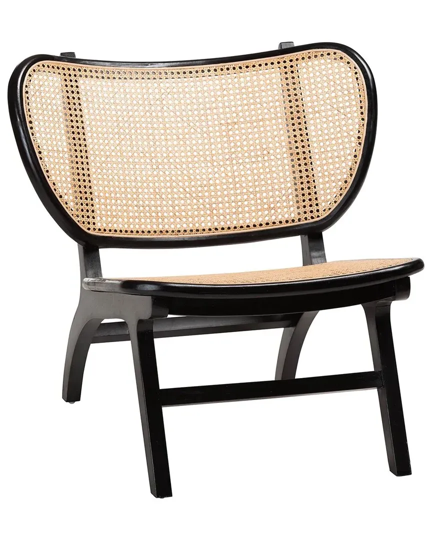 Brisbane Accent Chair - Black, Mahogany image