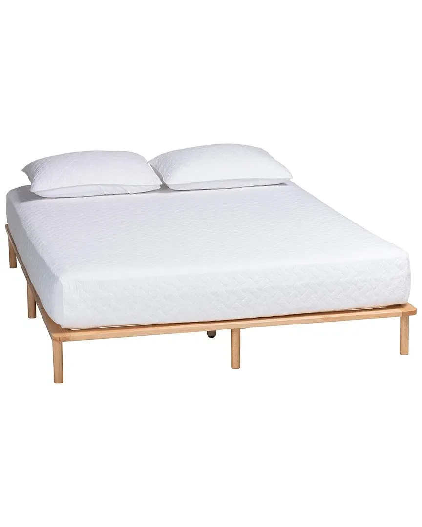 Calhoun Queen Size Bed Frame - Natural Brown, Wood image
