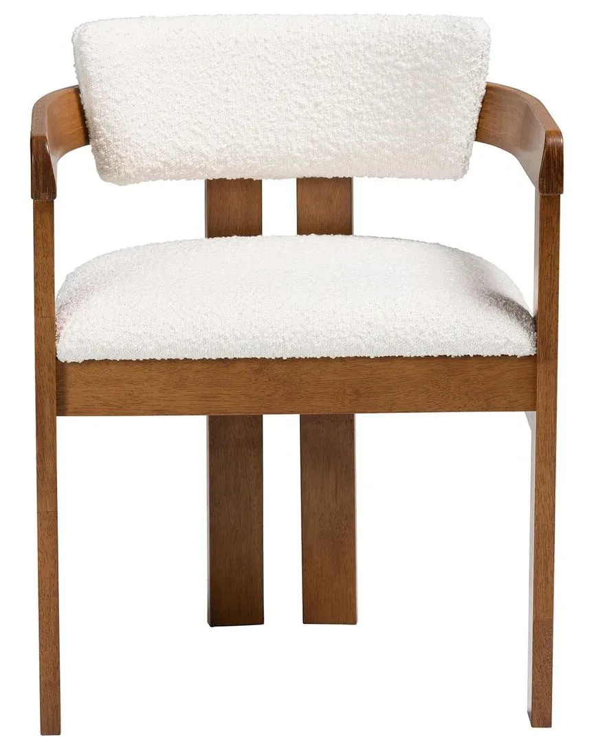 Carice Dining Chair - Cream, Boucle image