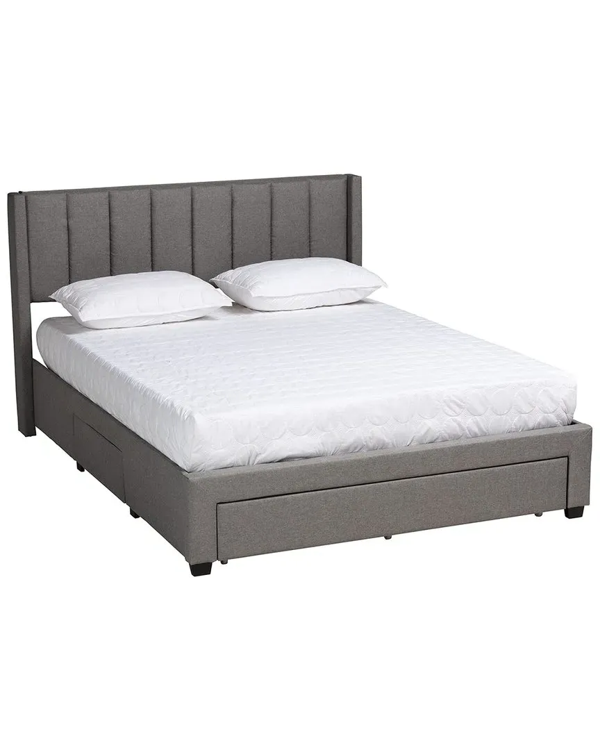 Coronado 3-Drawer Storage Platform Bed - Grey