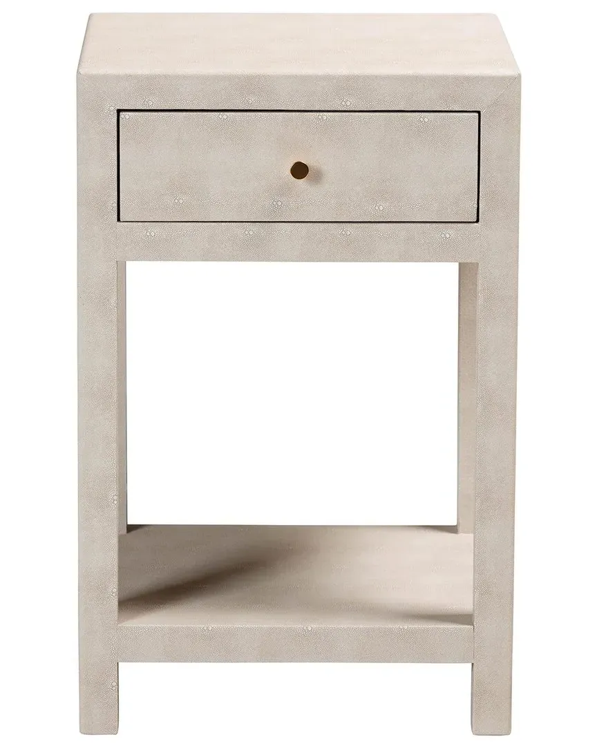 Dansby 1-Drawer End Table - Beige