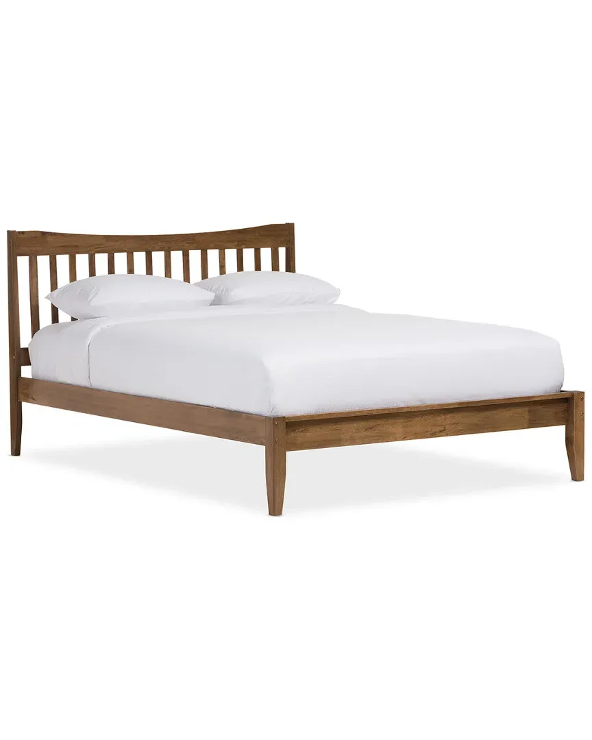 Edeline King Platform Bed - Walnut Brown image