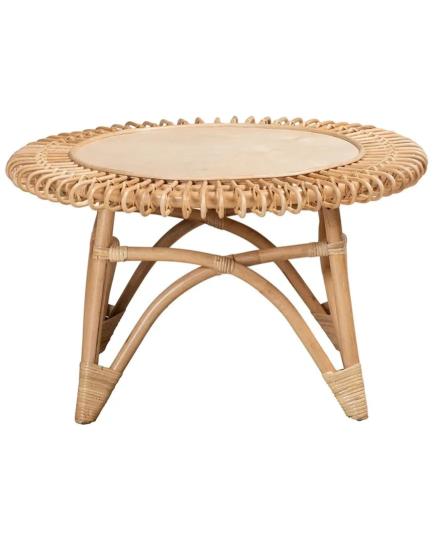 Elani Coffee Table - Natural Brown, Rattan