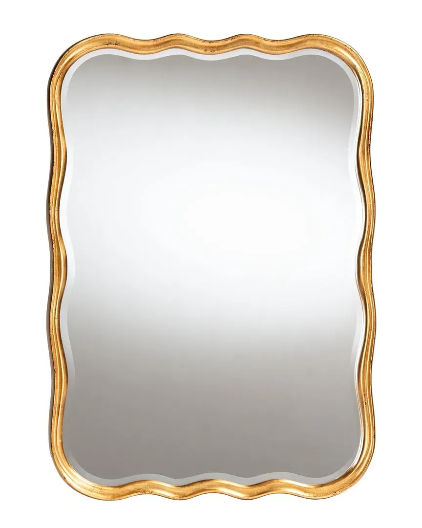 Fredrika Scalloped Accent Wall Mirror - Antique Goldleaf image