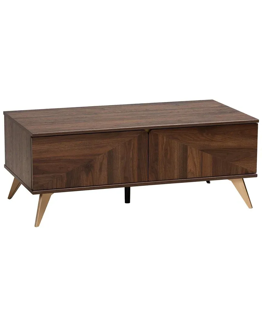Graceland 2-Drawer Coffee Table - Walnut Brown