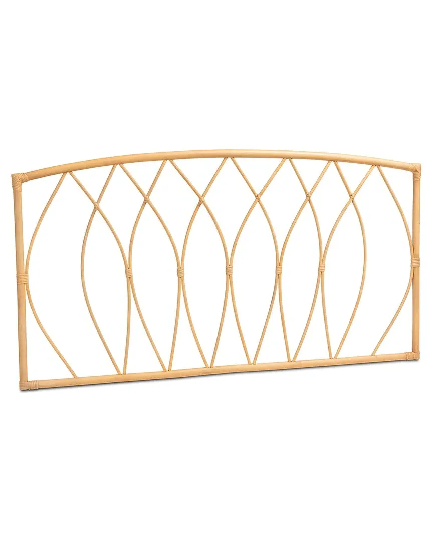 Halia Queen Size Wall-Mount Headboard - Brown, Rattan image