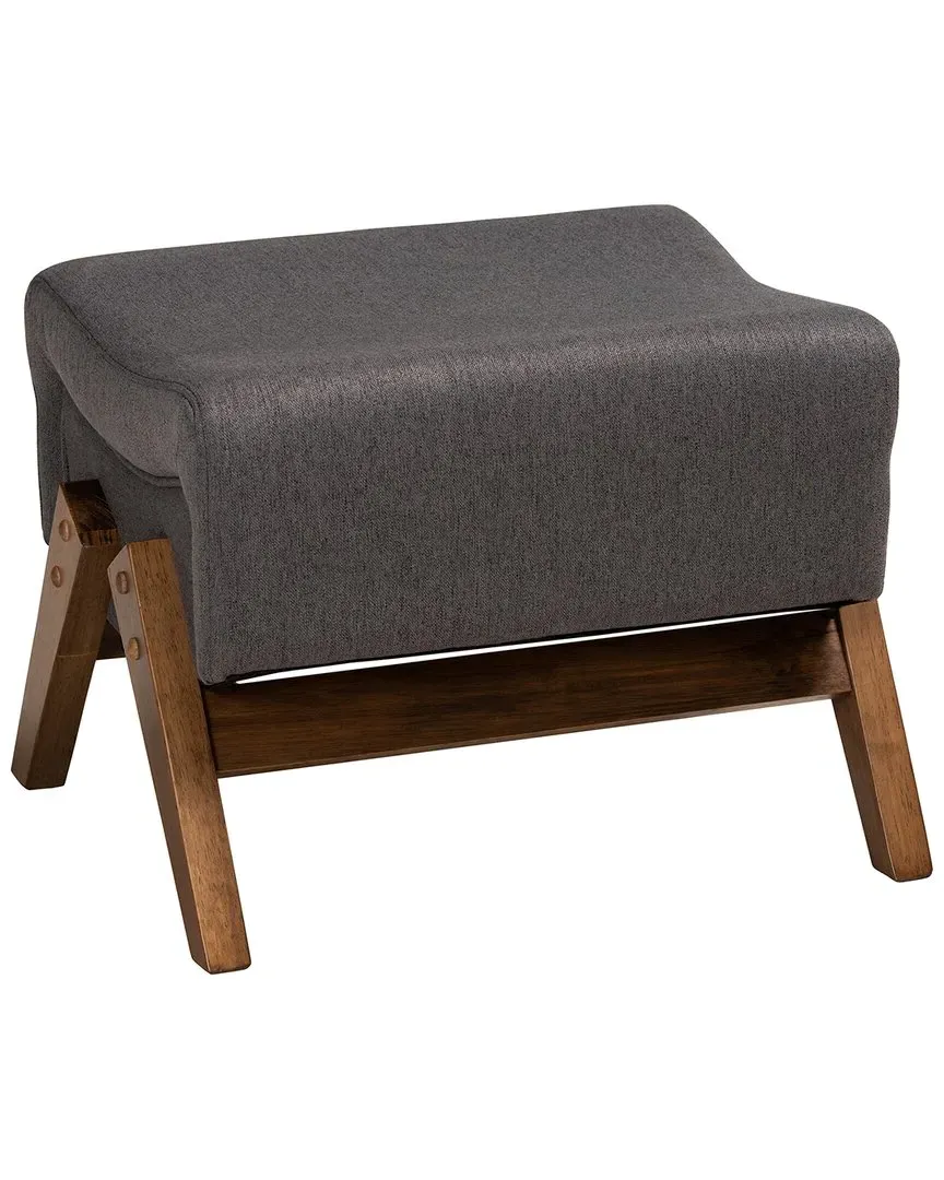 Hanson Ottoman with Bent Seat - Dark Grey image