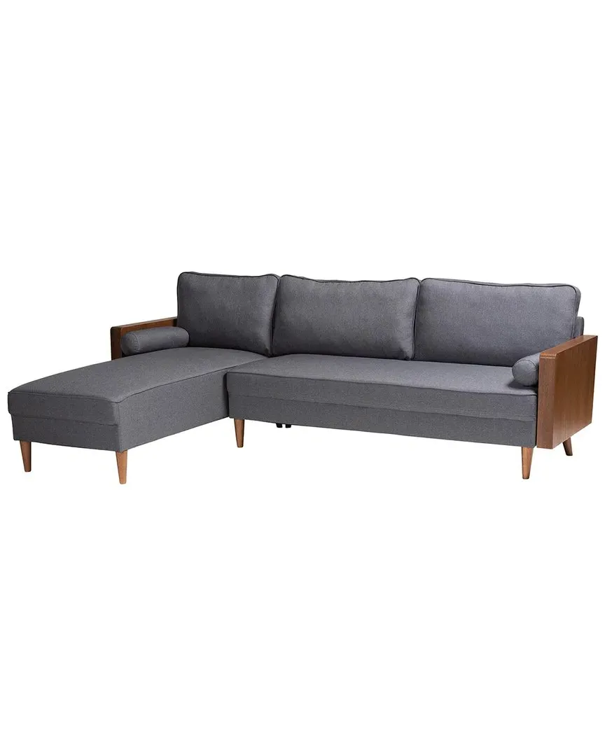 Harleson Right Facing Sectional Sofa - Grey, Fabric