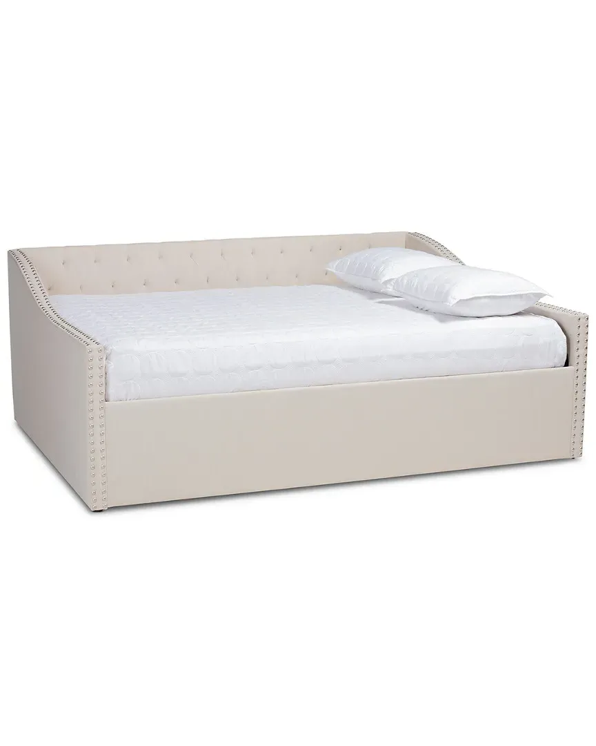 Haylie Queen Size Daybed - Beige, Polyester image
