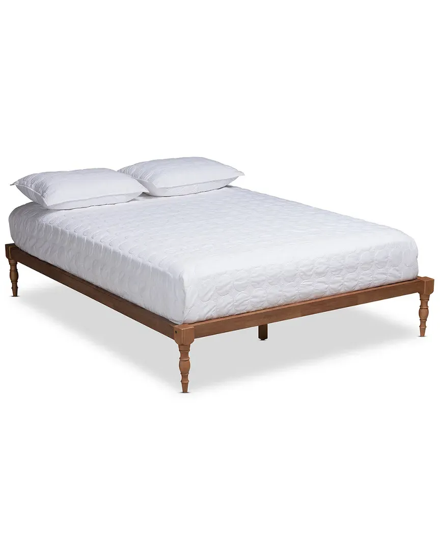 Iseline Full Size Platform Bed Frame - Ash Walnut image