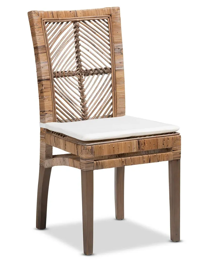 Laluna Dining Chair with Cushion - Grey, Rattan image