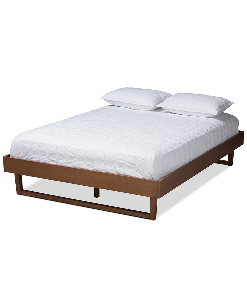 Liliya Full Size Platform Bed Frame - Ash Walnut image