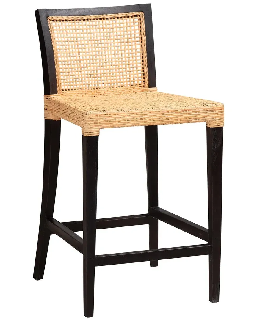 Lingga Counter Stool - Dark Brown, Mahogany image