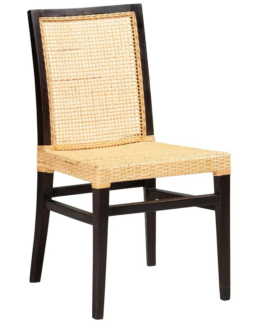 Lingga Dining Chair - Dark Brown, Mahogany