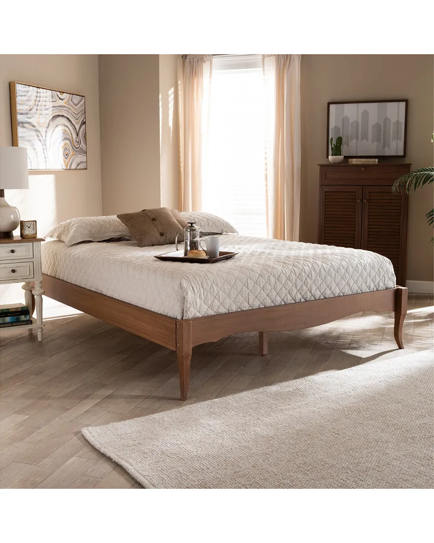 Marieke King Size Bed Frame - Ash Walnut