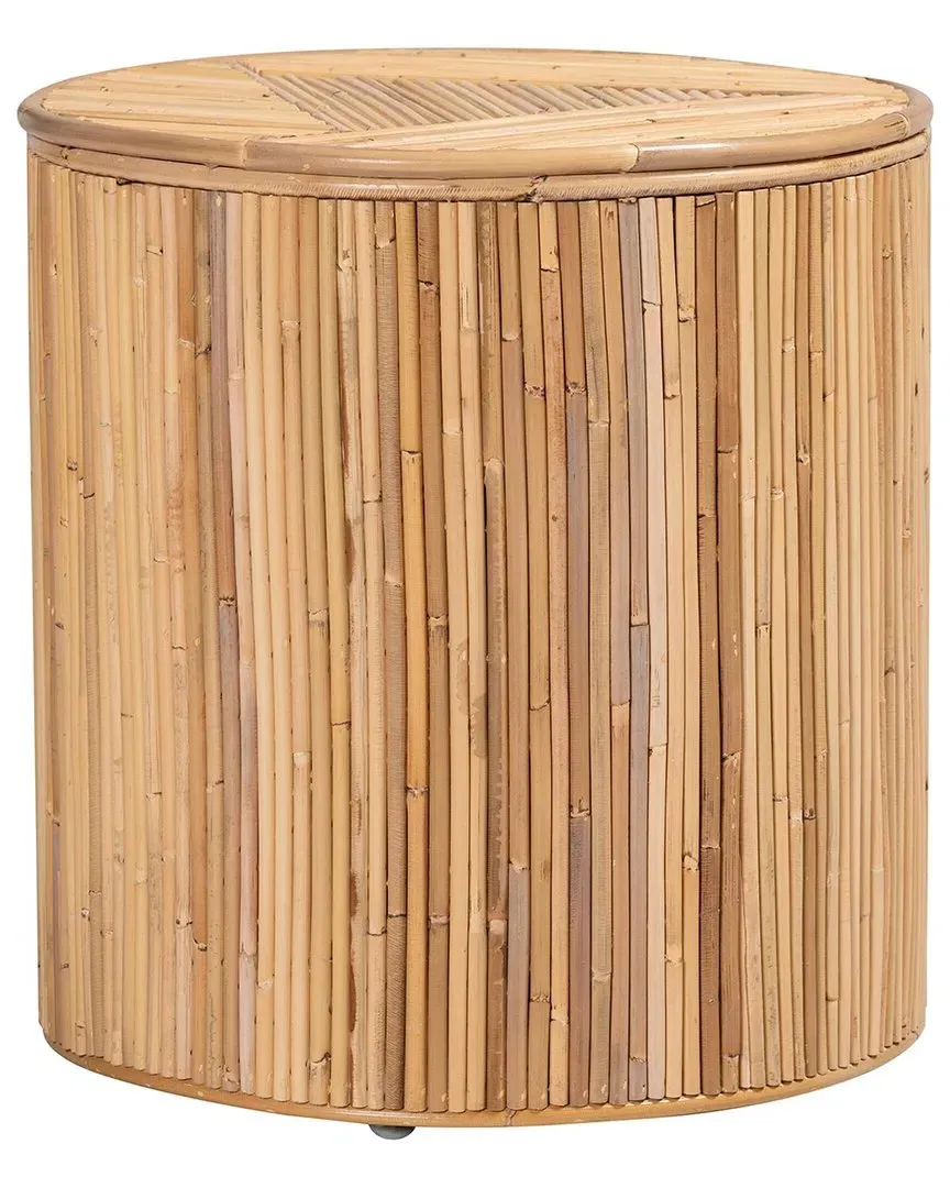 Milagra Round Coffee Table - Light Honey, Rattan