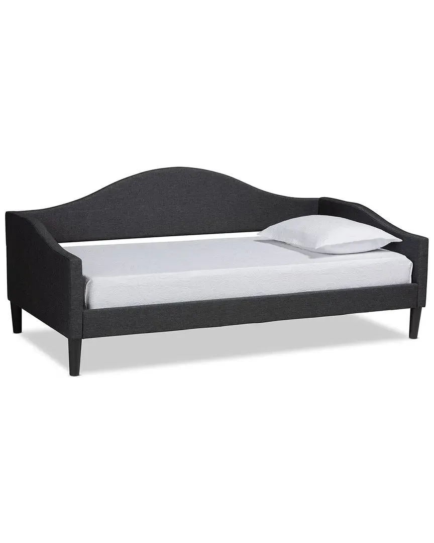 Milligan Twin Size Daybed - Charcoal Grey, Velvet image