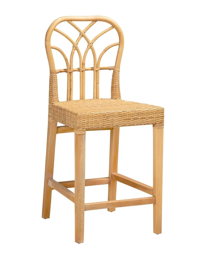 Monaco Counter Stool - Natural Brown, Mahogany image