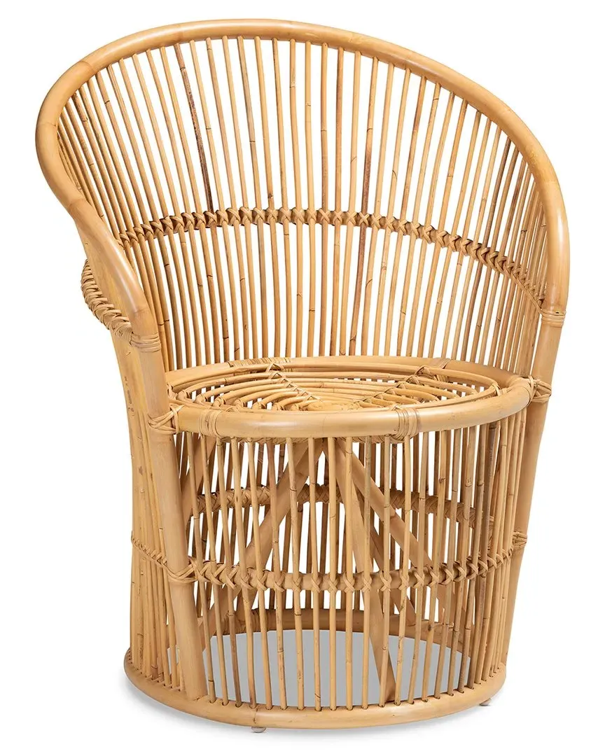 Narva Accent Chair - Brown, Rattan