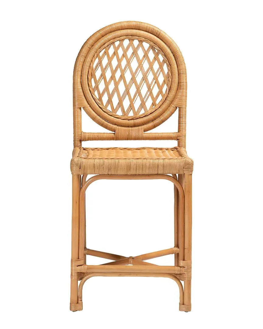 Oxford Round Back Rattan Counter Stool